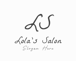 Stylish Cursive Boutique logo design