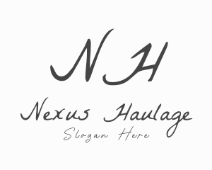 Stylish Cursive Boutique logo design