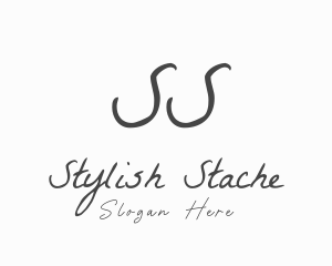 Stylish Cursive Boutique logo design