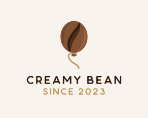 Coffee Bean Balloon logo design