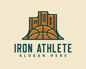 Basketball League City logo design