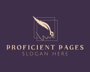 Writing Feather Pen logo