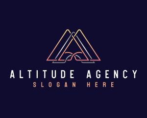 Digital Agency Letter A logo