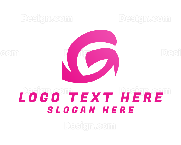 Pink G Stroke Logo