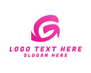 Pink G Stroke  logo