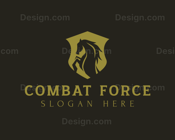 Horse Shield Stallion Logo