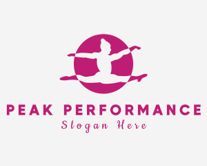 Lady Dance Performer logo design