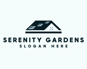 Apartment House Roof logo design