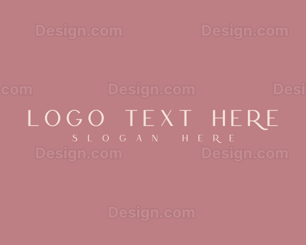 Sophisticated Fashion Business Logo