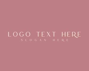 Simple - Sophisticated Fashion Business logo design