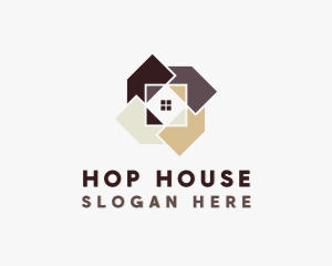 House Tile Flooring logo design