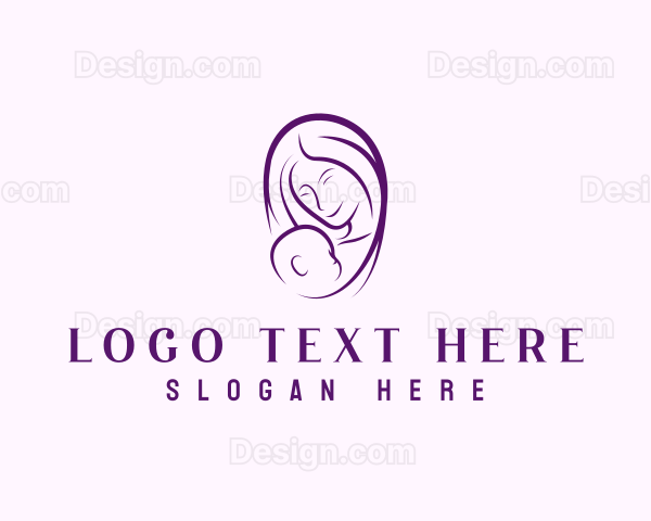 Mother Baby Parenting Logo