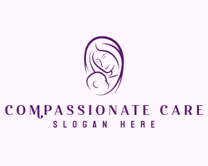 Mother Baby Parenting logo design