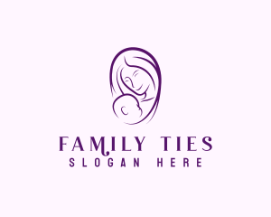 Mother Baby Parenting logo design