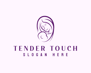 Mother Baby Parenting logo design