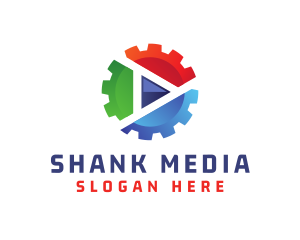 Gear Media Player logo design