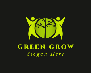 Green Tree People logo design