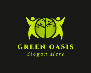 Green Tree People logo design