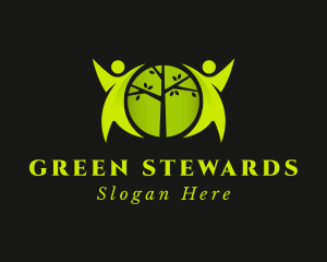 Green Tree People logo design