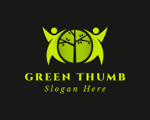 Green Tree People logo design