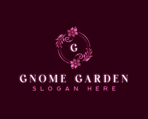 Stylist Floral Garden logo design