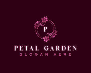 Stylist Floral Garden logo design