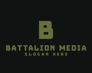 Military Army Soldier Gym logo design