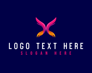 Modern Media Letter X Logo