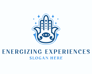 Hamsa Jewish Hand logo