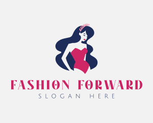 Retro Swimsuit Woman logo