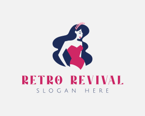 Retro Swimsuit Woman logo