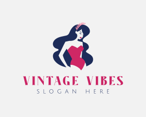 Retro Swimsuit Woman logo