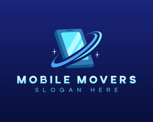 Data Mobile Phone logo design