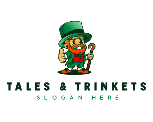 Irish Folklore Leprechaun logo