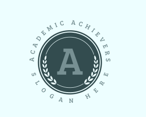 Circle Wreath Education Academy logo design