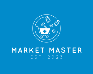 Medical Drugs Market logo design