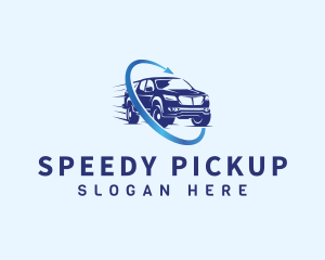 Pickup Truck Automobile logo