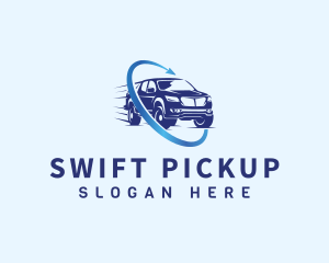 Pickup Truck Automobile logo