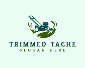 Lawn Grass Mower logo design