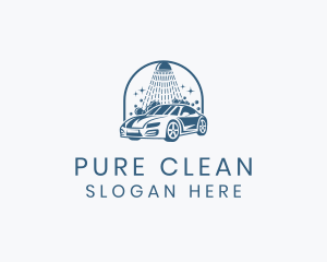 Auto Carwash Cleaning  logo design