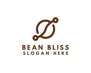 Tech Coffee Bean logo design
