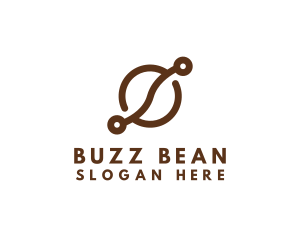 Tech Coffee Bean logo design