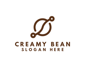 Tech Coffee Bean logo design