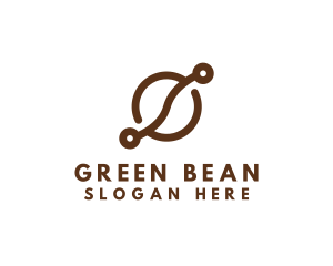 Tech Coffee Bean logo design