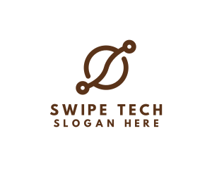 Tech Coffee Bean logo design