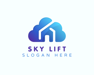 Cloud Home Sky logo design