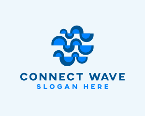 Digital Wave Cyberspace logo design