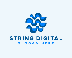 Digital Wave Cyberspace logo design