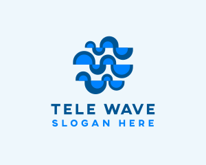 Digital Wave Cyberspace logo design