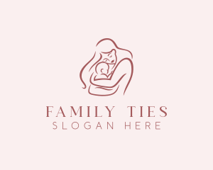 Mom Baby Maternity logo design